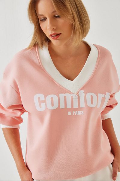 Bianco Lucci Damen-Sweatshirt mit Komfort-Print 60261019