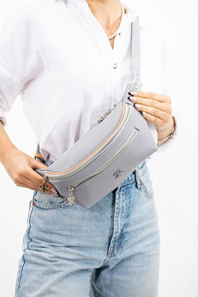 ImPolo Geantă sport pentru femei cu imprimeu în relief Miya Gritaba, dimensiu...