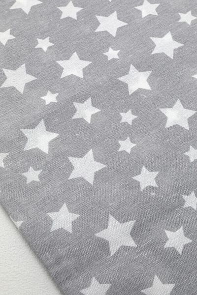 Garden Home Σετ παπλωματοθήκη μονό Ranforce Woven Star Pattern Γκρι (ΧΩΡΙΣ ΣΕΝΤΟΝΙΑ)