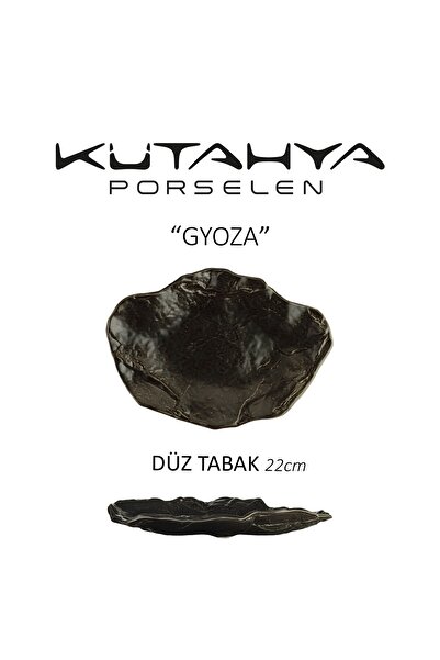Kütahya Porselen KÜTAHYA PORSELEN Gyoza 22 cm Düz Tabak