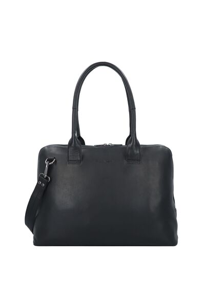 Plevier Structura Canton Schultertasche Leder 44 cm Laptopfach