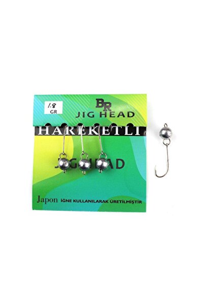 Bera Hareketli (Mafsallı) Jig Head - 3 GR 4 Adet