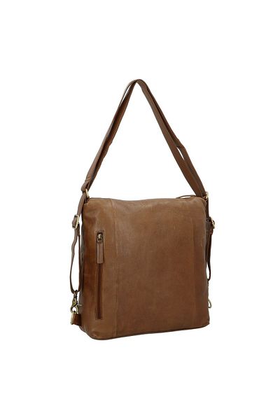 Burkely Natürliche Norah Schultertasche Leder 32 cm
