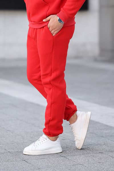 BayBayan Ανδρικό Jogger Φούτερ με ελαστικό πόδι και χοντρό βαμβακερό εσωτερικό