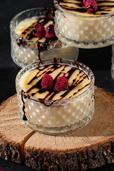 Porsima Dilara Set of 6 Dessert Pudding and Ice Cream Bowl - Glass Cookie Bowl