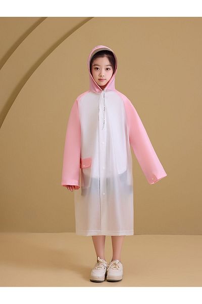 ESK Create Your Own Pattern! Waterproof Children's Raincoat with Bag Compartment