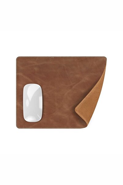 Modica Navada - Luxury Genuine Leather Tan Mouse Pad