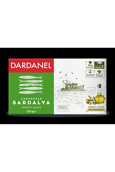 Dardanel Zeytinyağlı Çanakkale Sardalya 125 gr