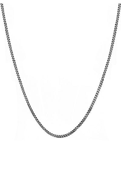 KUZZOI Halskette Basic Männer Panzerkette Massiv Robust 925 Silber