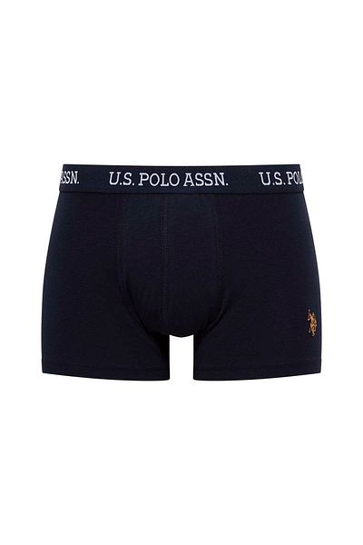 U.S. Polo Assn. Ανδρικό εμπριμέ-μπλε μπόξερ 2 τεμαχίων