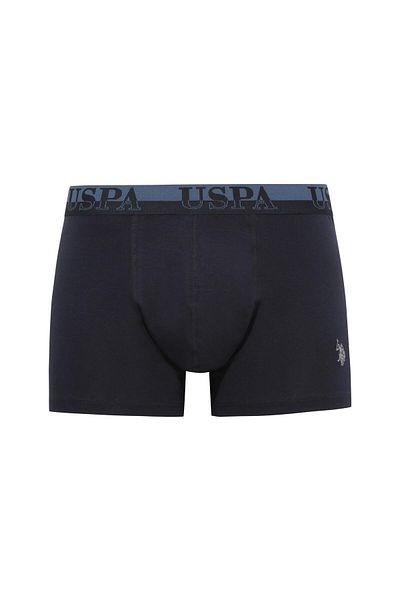 U.S. Polo Assn. Η.Π.Α. Polo Assn. Ανδρικό μπόξερ 3 τεμαχίων Blue-Navy-Anthracite Melange