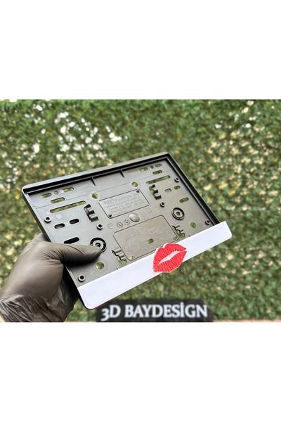 3dbaydesign Öpücük Motorsiklet Plakalığı