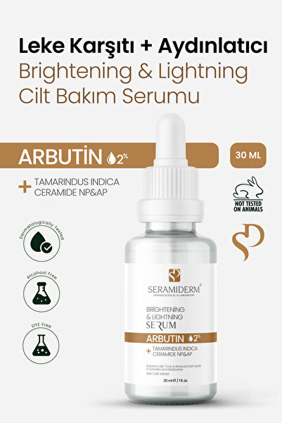 SERAMİDERM Dermatological & Laboratory Leke Karşıtı ve Aydınlatıcı Arbutin Ci...