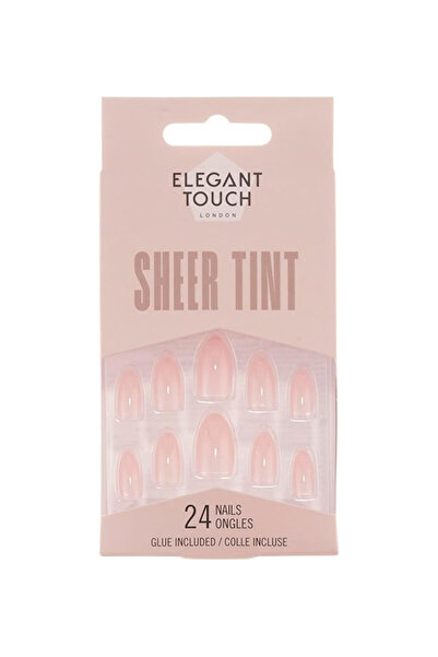 Elegant Touch نعال من الساتان الشفاف