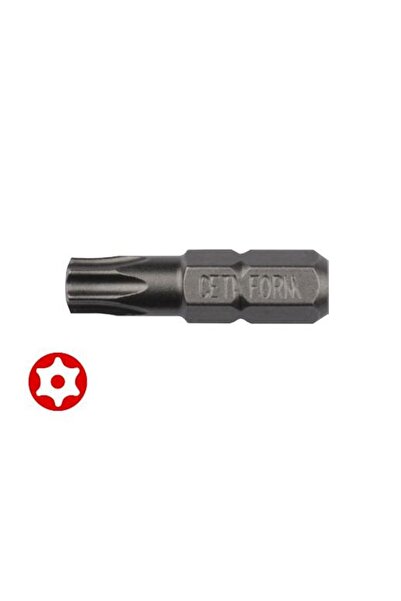 TUĞRA HIRDAVAT Ceta Form CB/808T Delikli TORX Bits Uç T20 x 25 mm
