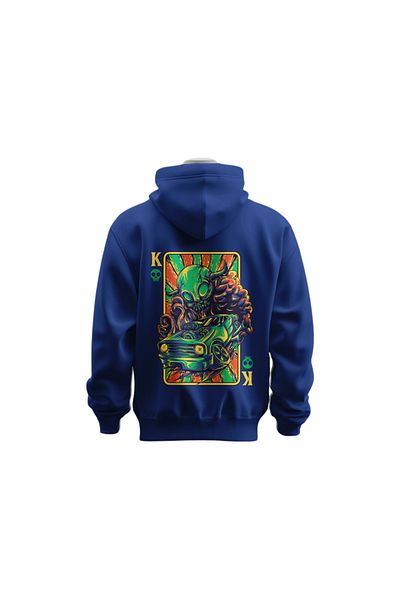 Zec Style Суичър с качулка King of Kings