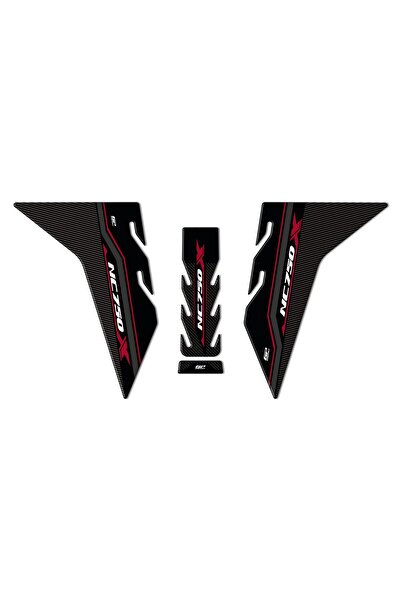 GP KOMPOZİT Honda NC 750 X 2021-2024 Uyumlu Tank Pad Seti Bordo