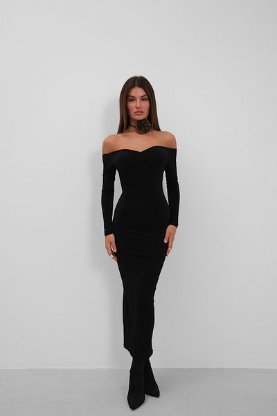 Black Fashion Rochie neagră Sandy Pencil
