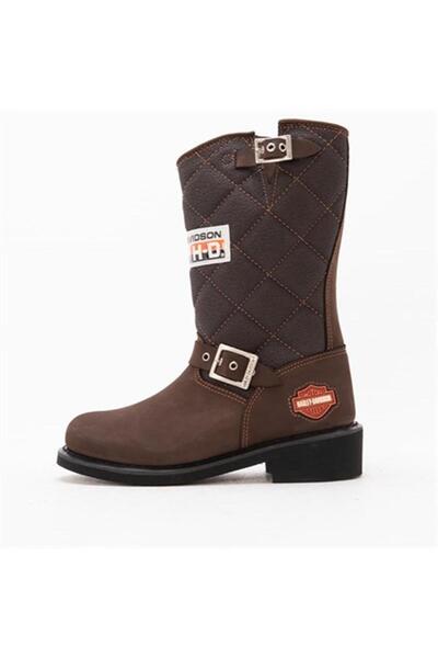 Harley Davidson Laconia Erkek Nubuk Deri Çizme