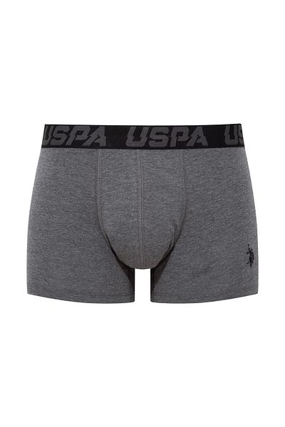 U.S. Polo Assn. - Ανδρικό Μαύρο - Ανθρακί - εμπριμέ Boxer 3 τεμαχίων
