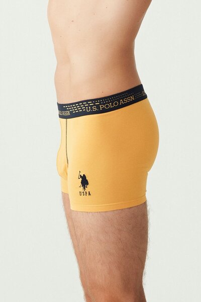 U.S. Polo Assn. Férfi Saks - sötétkék - sárga 3 részes boxer 80178