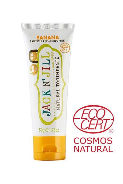 Jack N'Jill Jack N' Jill Natural Banana Flavored Toothpaste - 50 g X 2 Pieces
