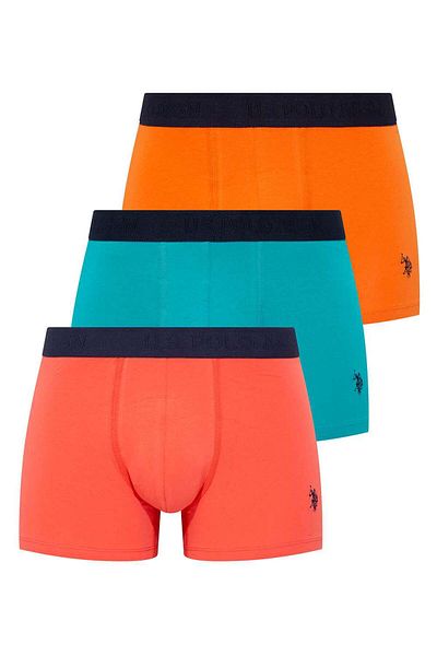 U.S. Polo Assn. Ανδρικά πολύχρωμα μποξεράκια 3 τεμαχίων