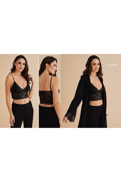 Alissa Women's Nightgown Dressing Gown Set 4420