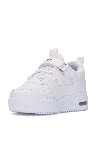İmerShoes Bílé unisex dětské tenisky – lehké, na suchý zip a elastické, pánské detail 267