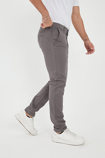BROCARD Ανδρικό χειμερινό άνετο παντελόνι Chino Slimfit Fit Lycra