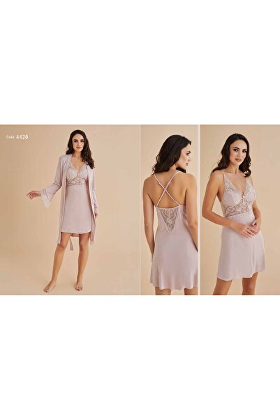 Alissa Women's Nightgown Dressing Gown Set 4420