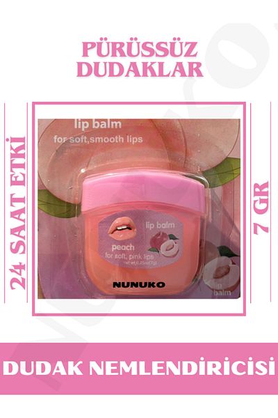 NUNUKO Peach Lip Moisturizer