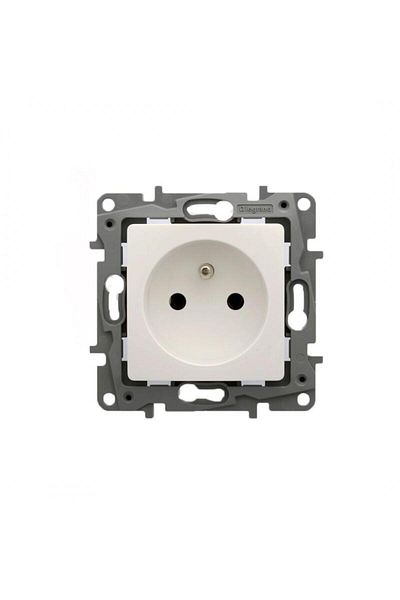 Legrand 767117   Salbei French Standard White Ups Soiled Socket