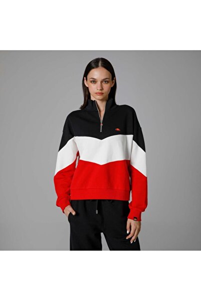Ellesse Half Zipper Women's Red Sweatshirt Ef176