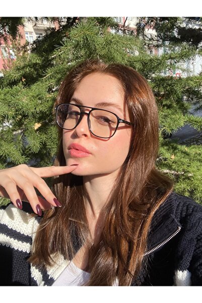 LUNOX Double Bridge Black Blue Light Filter Computer Screen Glasses