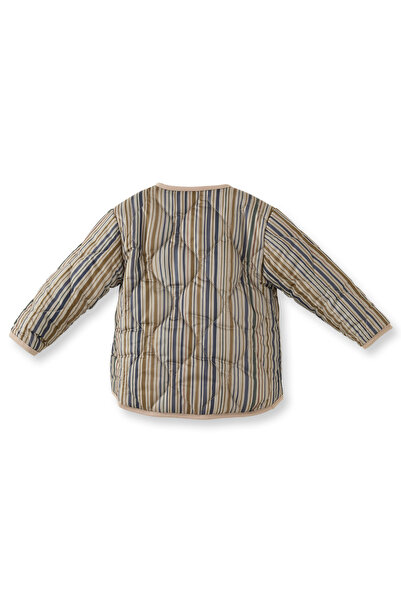 Maya And Luca Erkek Çocuk Mont Kapitone Çizgili Elyaflı