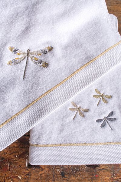 LAVENDIER Σετ πετσετών χεριών και μπάνιου Lavender Fly (50*80 2 ΤΕΜ / 80*160 1 ΤΕΜ) 100% βαμβάκι.
