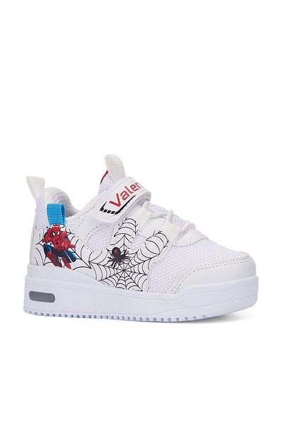 İmerShoes Bílé unisex dětské tenisky – lehké, na suchý zip a elastické, pánské detail 267