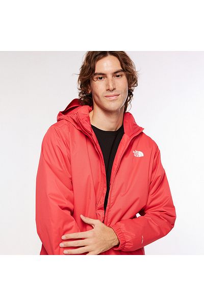 THE NORTH FACE Мъжко червено яке с качулка Quest Insulated