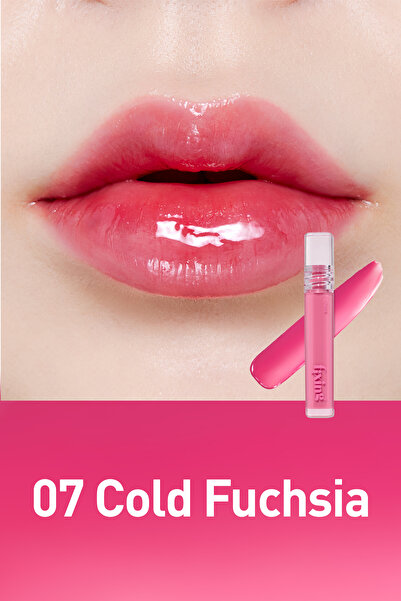 ETUDE Glow Fixing Tint /Glowing and Plumping Lips, Long-Lasting Tint-07 Cold Fuchsia