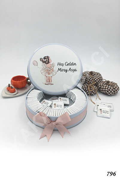 KAKAO AĞACI 100 ADET BALONLU BALERİN KIZ BEBEK ÇİKOLATASI