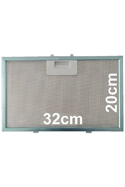Home 320x200 mm Aspiratör Davlumbaz Metal Yağ Filtresi - 11010164, 20x32, 3BC...