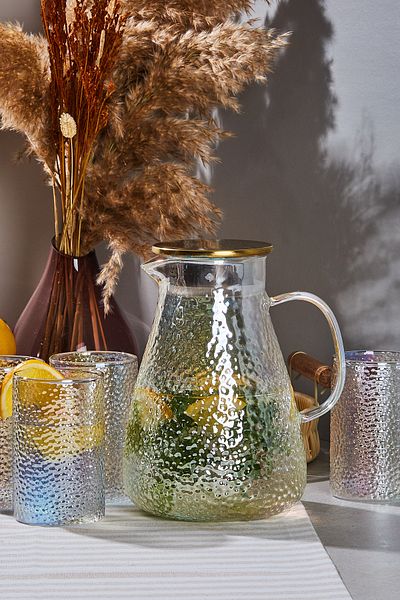 Perotti Savio Luster 7 Piece Glass and Jug Set