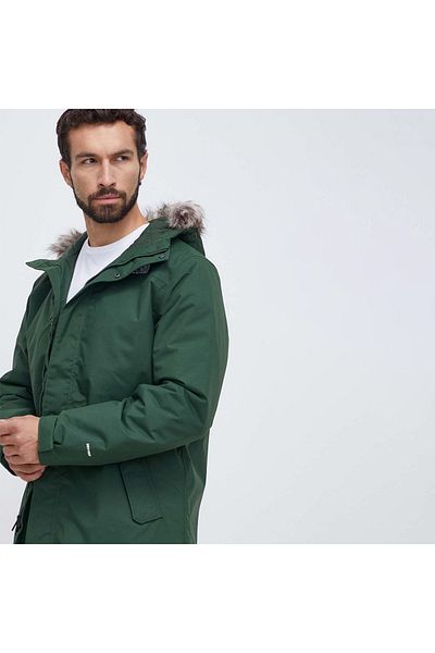 THE NORTH FACE Recycled Zaneck Men's Green Hooded Coat