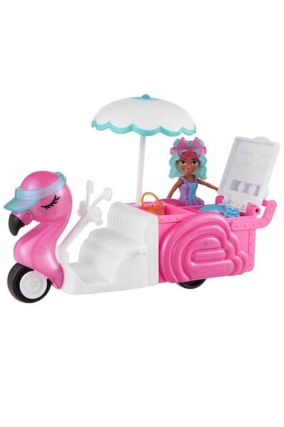 Polly Pocket Flamingo Moped HWP24