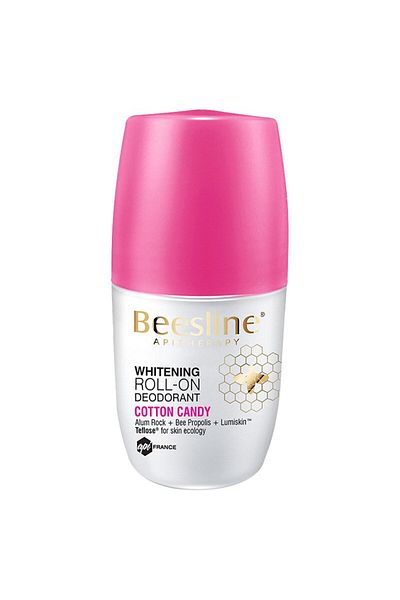 Beesline Whitening Roll On Deodorant Unisex Cotton Candy, 50ml