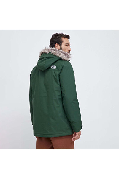 THE NORTH FACE Recycled Zaneck Erkek Yeşil Kapüşonlu Mont