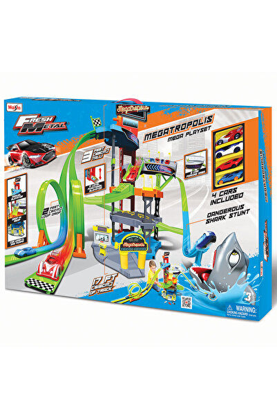 Maisto Fresh Metal ألعاب تعليمية تفاعلية، مجموعة ألعاب مايستو ميغاتروبوليس مع...