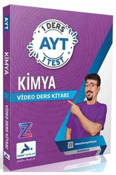 paraf yayınları Paraf Z Takımı AYT Kimya Video Ders Kitabı