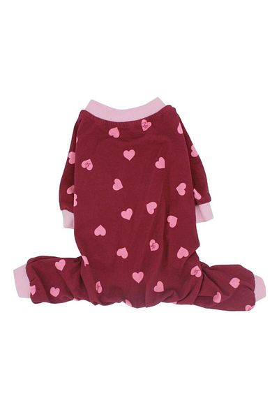 Pawstar Tiny Hearts Rompers Little Hearts Cat Dog Combed Cotton Pajamas Jumpsuit